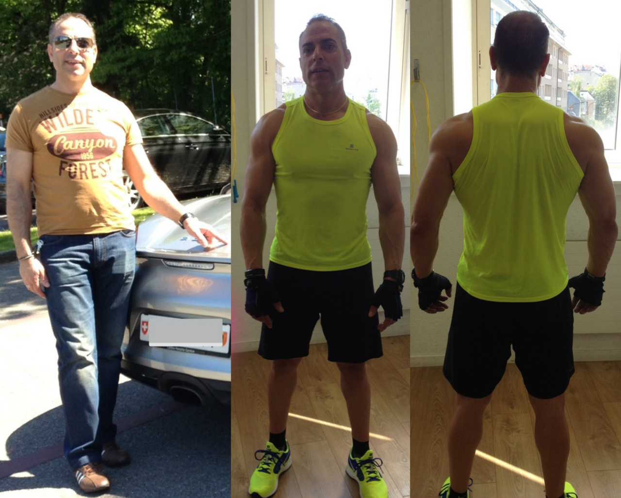 Men's body transformation